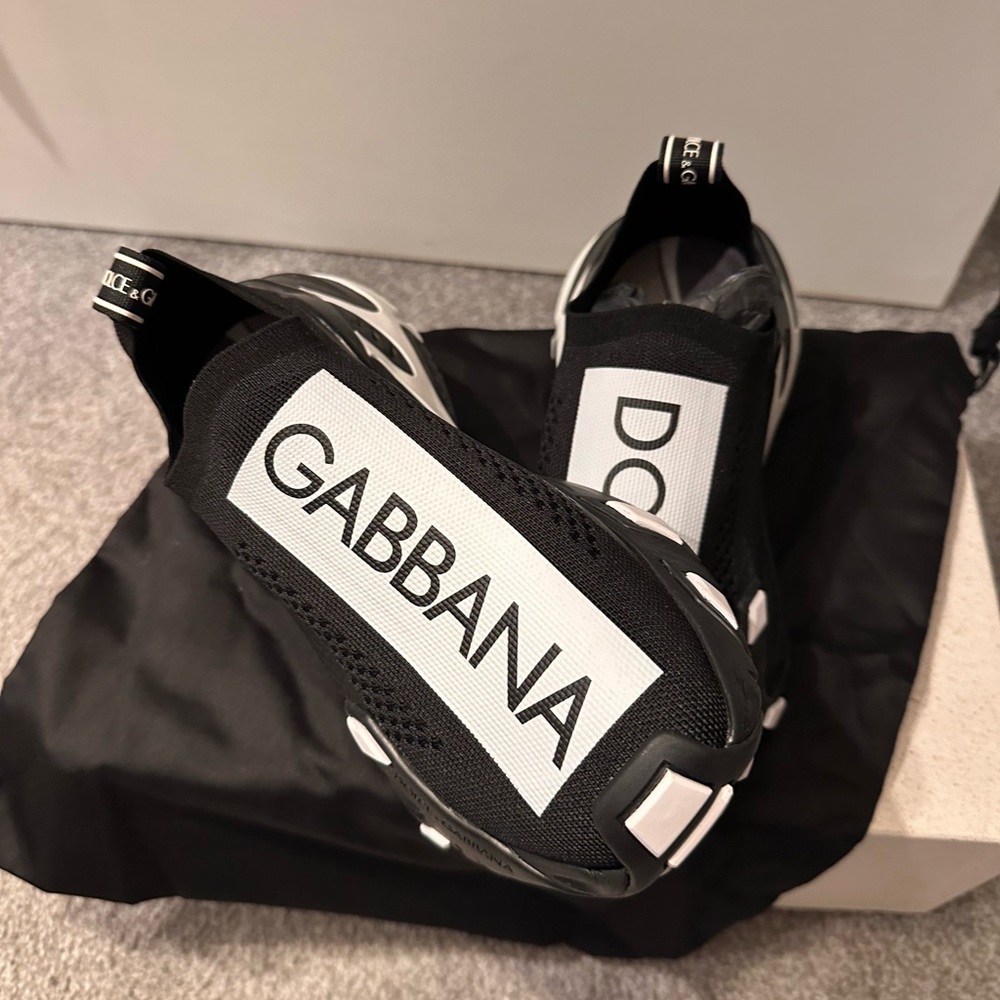 Dolce & Gabbana Monochrome Slip-On Sneakers